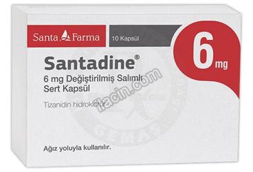 SANTADINE 6 MG DEGISTIRILMIS SALIMLI SERT KAPSUL (10 ADET) görseli