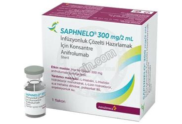 SAPHNELO 300 MG/2 ML INFUZYONLUK COZELTI HAZIRLAMAK ICIN KONSANTRE (1 ADET) görseli