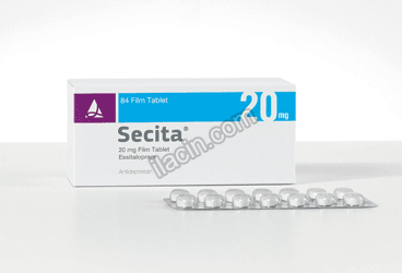 SECITA 20 MG FILM KAPLI TABLET (28 FILM KAPLI  TABLET) görseli