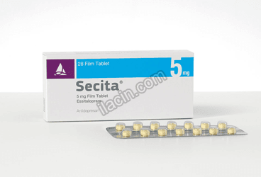 SECITA 5 MG FILM KAPLI TABLET (28 FILM KAPLI  TABLET) görseli