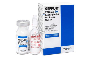 SEFFUR 750 MG IM ENJEKSIYONLUK TOZ ICEREN FLAKON görseli