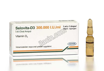 SELOVITA-D3 300000 IU/ML IM/ORAL 1 AMPUL görseli