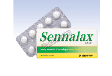 SENNALAX 20 MG ENTERIK TABLET (20 TABLET) görseli