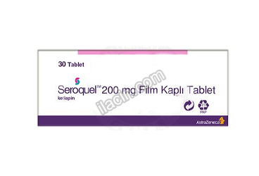 SEROQUEL 200 MG 30 FILM TABLET görseli