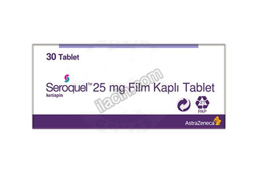 SEROQUEL 25 MG 30 FILM TABLET görseli