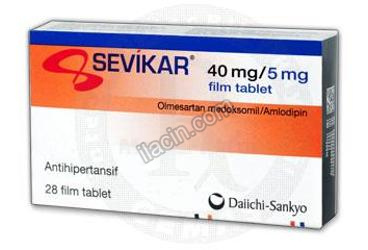 SEVIKAR 40/5 MG 28 FILM TABLET görseli