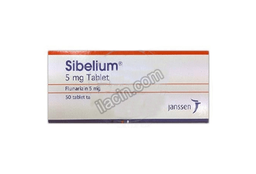 SIBELIUM  5 MG 50 TABLET görseli