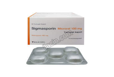 SIGMASPORIN MICRORAL 100 MG 30 YUMUSAK KAPSUL görseli