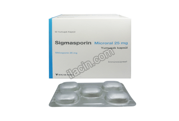 SIGMASPORIN MICRORAL 25 MG 50 YUMUSAK KAPSUL görseli
