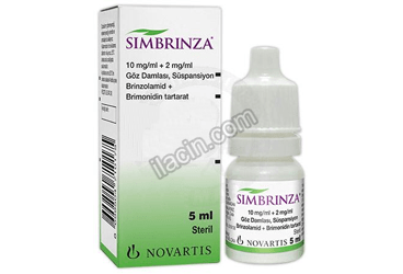 SIMBRINZA 10 MG/ML + 2 MG/ML GOZ DAMLASI, SUSPANSIYON (5 ML) görseli