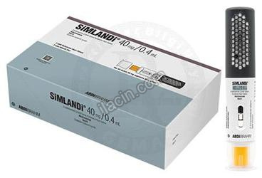 SIMLANDI 40 MG/0,4 ML ENJEKSIYONLUK COZELTI ICEREN KULLANIMA HAZIR KALEM (2 KALEM) görseli