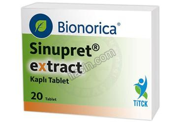 SINUPRET EXTRACT KAPLI TABLET (20 TABLET) görseli