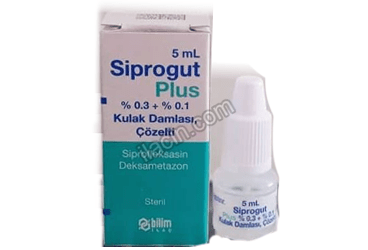 SIPROGUT PLUS % 0,3 + % 0,1 KULAK DAMLASI, COZELTI (5 ML) görseli