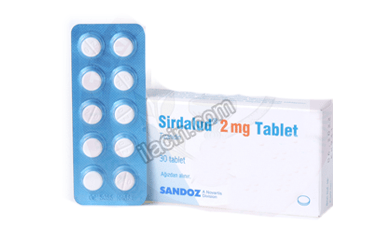 SIRDALUD 2 MG 30 TABLET görseli