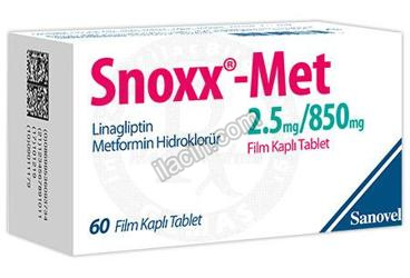 SNOXX-MET 2.5 MG/850 MG FILM KAPLI TABLET görseli