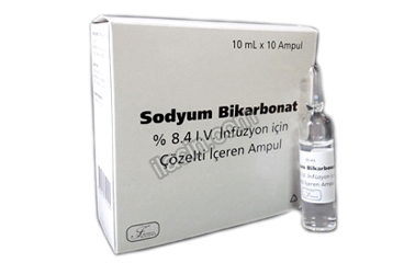 SODYUM BIC.MOL.%8.4 10 ML 10 AMPUL görseli