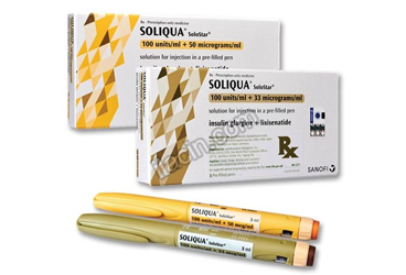 SOLIQUA SOLOSTAR 100 U/ML VE 50 MCG/ML SC ENJEKSIYONLUK COZ. ICEREN KULLANIMA HAZIR ENJ. KALEMI (3 KALEM) görseli