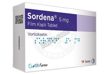 SORDENA 5 MG FILM KAPLI TABLET (14 TABLET) görseli