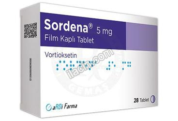 SORDENA 5 MG FILM KAPLI TABLET (28 TABLET) görseli
