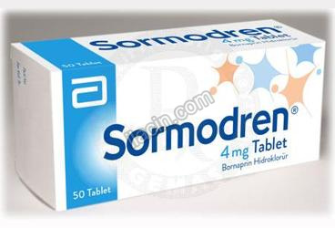 SORMODREN 4 MG 50 TABLET görseli