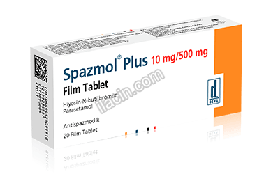 SPAZMOL PLUS 20 FILM TABLET görseli