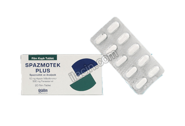 SPAZMOTEK PLUS FILM KAPLI 20 TABLET görseli