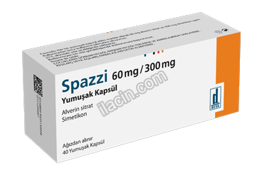 SPAZZI 60 MG/300 MG YUMUSAK KAPSUL (40 KAPSUL) görseli