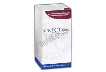 SPRYCEL 50 MG 60 FILM KAPLI TABLET görseli