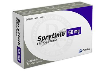 SPRYTINIB 50 MG FILM KAPLI TABLET (30 TABLET) görseli