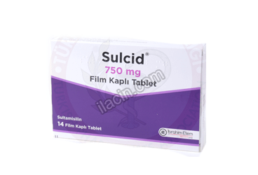 SULCID 750 MG 14 FILM TABLET görseli