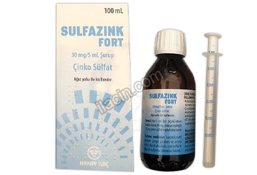 SULFAZINK FORT 30 MG/5 ML SURUP görseli