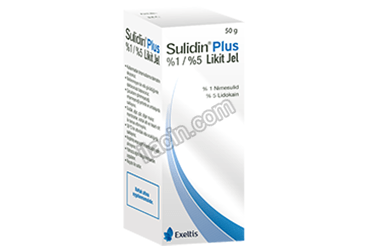 SULIDIN PLUS %1 + %5 LIKIT JEL  50 G görseli