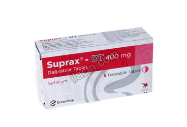 SUPRAX-DT 400 MG DAGILABILIR TABLET (5 TABLET) görseli