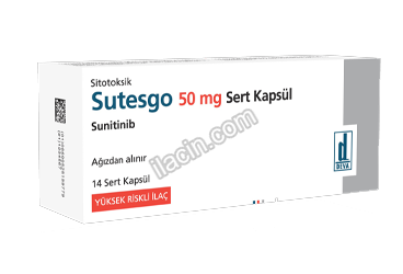 SUTESGO 50 MG SERT KAPSUL (14 KAPSUL) görseli