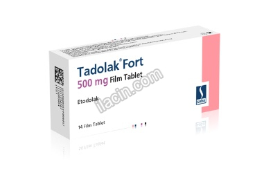 TADOLAK FORT 500 MG 14 FILM TABLET görseli