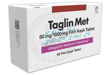 TAGLIN MET 50 MG/1000 MG FILM KAPLI TABLET (60 TABLET) görseli