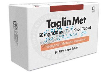 TAGLIN MET 50 MG/850 MG FILM KAPLI TABLET (60 TABLET) görseli