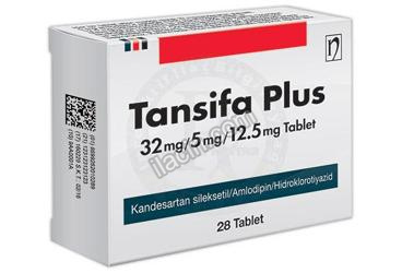 TANSIFA PLUS 32 MG/5 MG/12.5 MG TABLET (28 TABLET) görseli
