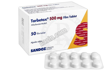 TARBETAX 500 MG 50 FILM TABLET görseli