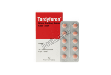 TARDYFERON 80 MG UZATILMIS SALIMLI KAPLI TABLET görseli