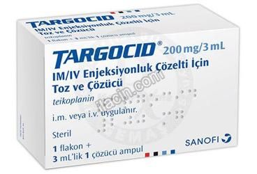 TARGOCID 200 MG 1 FLAKON görseli