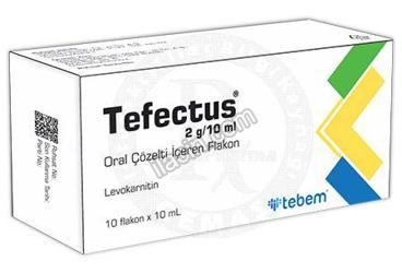 TEFECTUS 2G/10 ML ORAL COZELTI (10 FLAKON) görseli