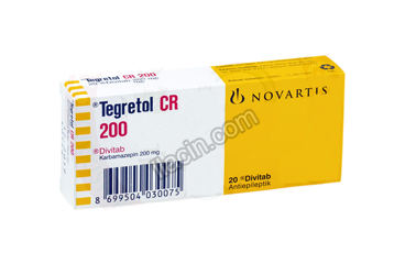 TEGRETOL CR 200 MG 20 TABLET görseli