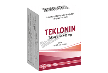 TEKLONIN 400 MG IM/IV ENJEKSIYONLUK COZELTI HAZIRLAMAK ICIN TOZ VE COZUCU görseli