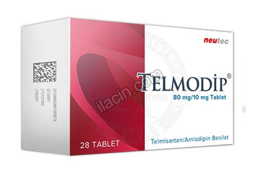 TELMODIP 80 MG/10 MG 28 TABLET görseli