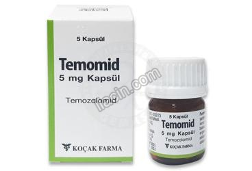 TEMOMID 5 MG 5 KAPSUL görseli