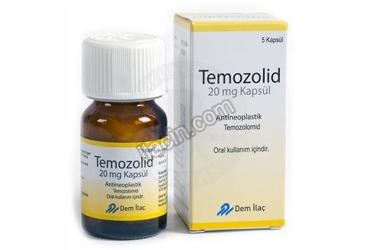 TEMOZOLID 20 MG 5 KAPSUL görseli