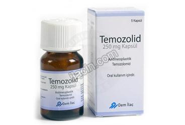 TEMOZOLID 250 MG KAPSUL görseli