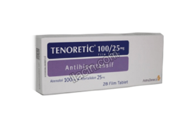 TENORETIC 100 MG/25 MG 28 FILM TABLET görseli