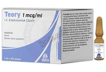 TEORY 1 MCG/ML IV ENJEKSIYONLUK COZELTI görseli